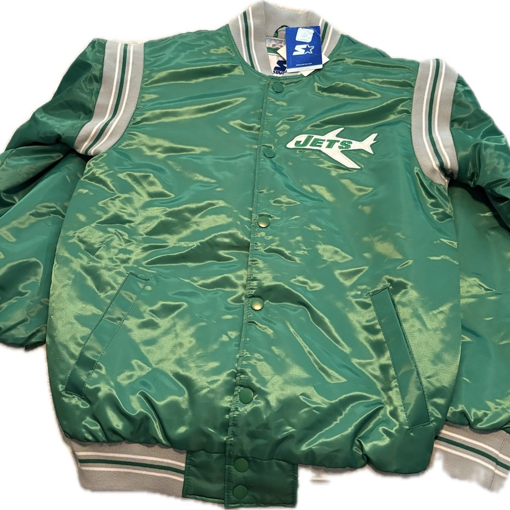 Mens Green Jets Jacket